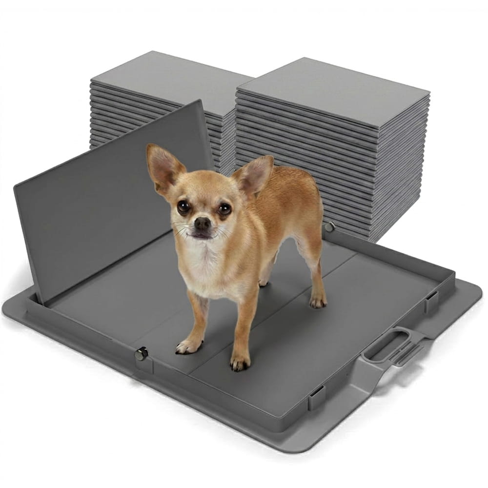 KindTail Pee PAWD® dog potty training pee pad holder with secure grip and easy-to-use design for indoor potty training.