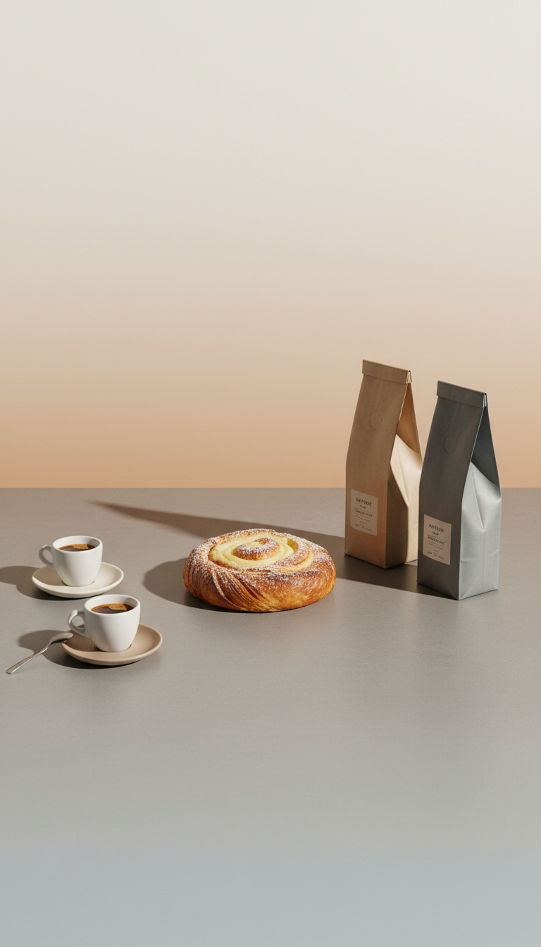 Signature artisanal morning pastry