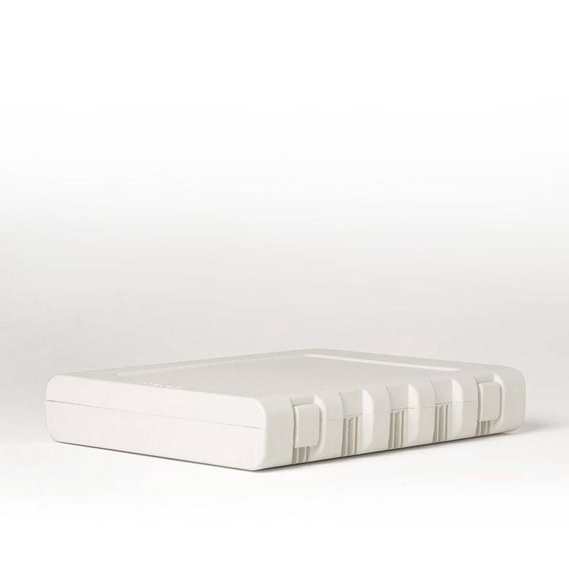 KindTail PAWD® | Modern Collapsible Plastic Dog & Pet Crate in medium white folded