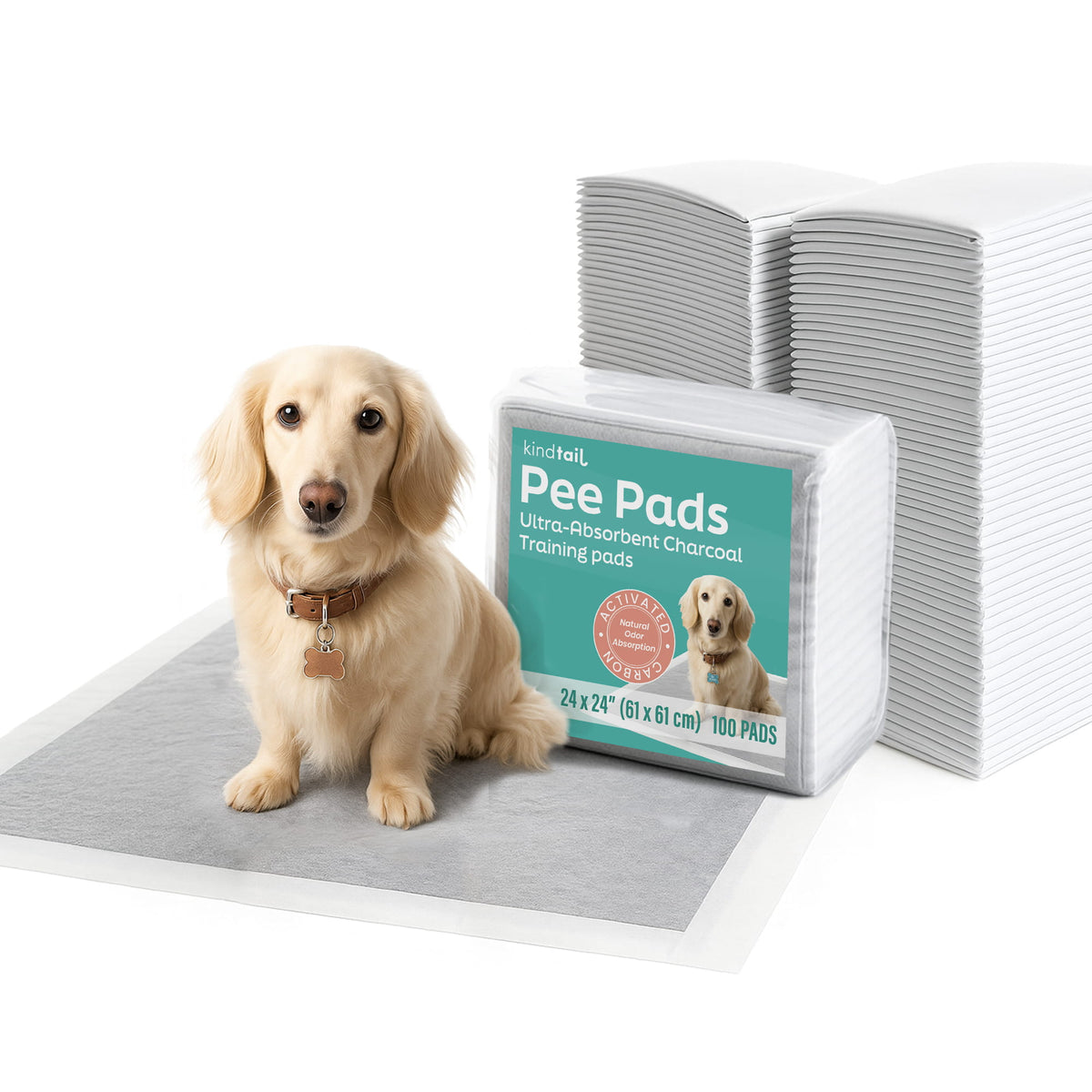 Odor-Filtering Charcoal Pee Pads