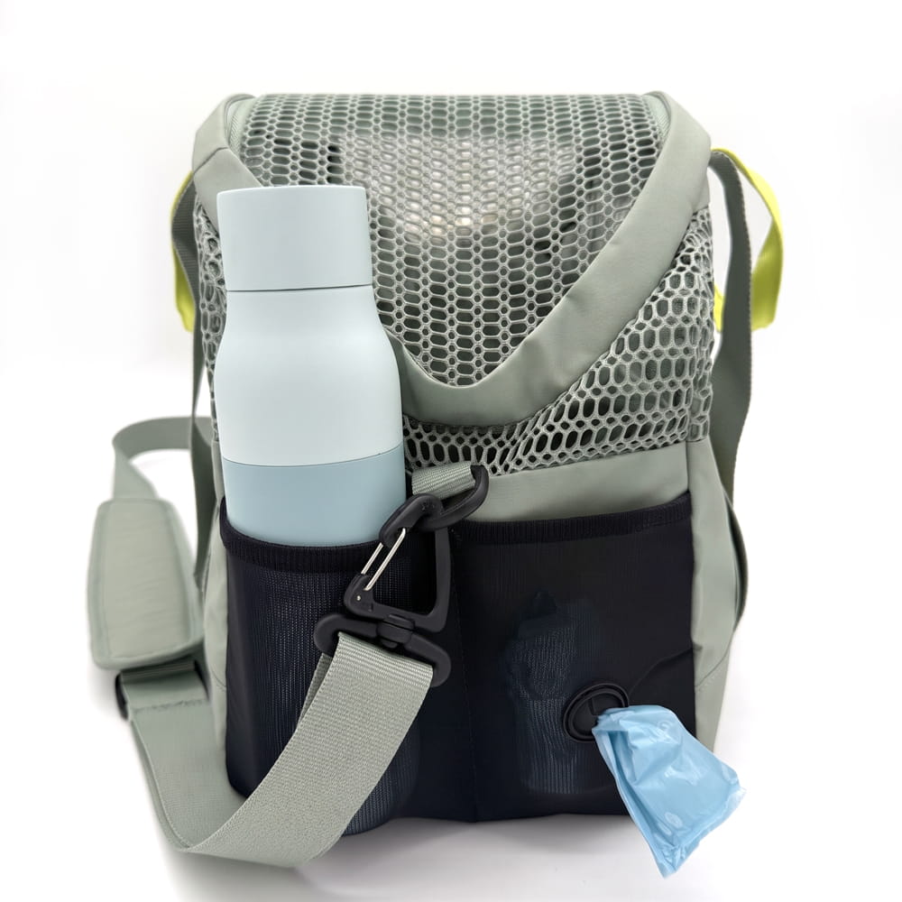 Grey KindTail carrier bag with durable handles, designed for easy carrying and versatile use.