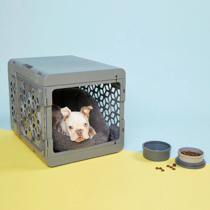 KINDTAIL’S PAWD® | Modern Collapsible Plastic Dog &amp; Pet Crate - KindTail