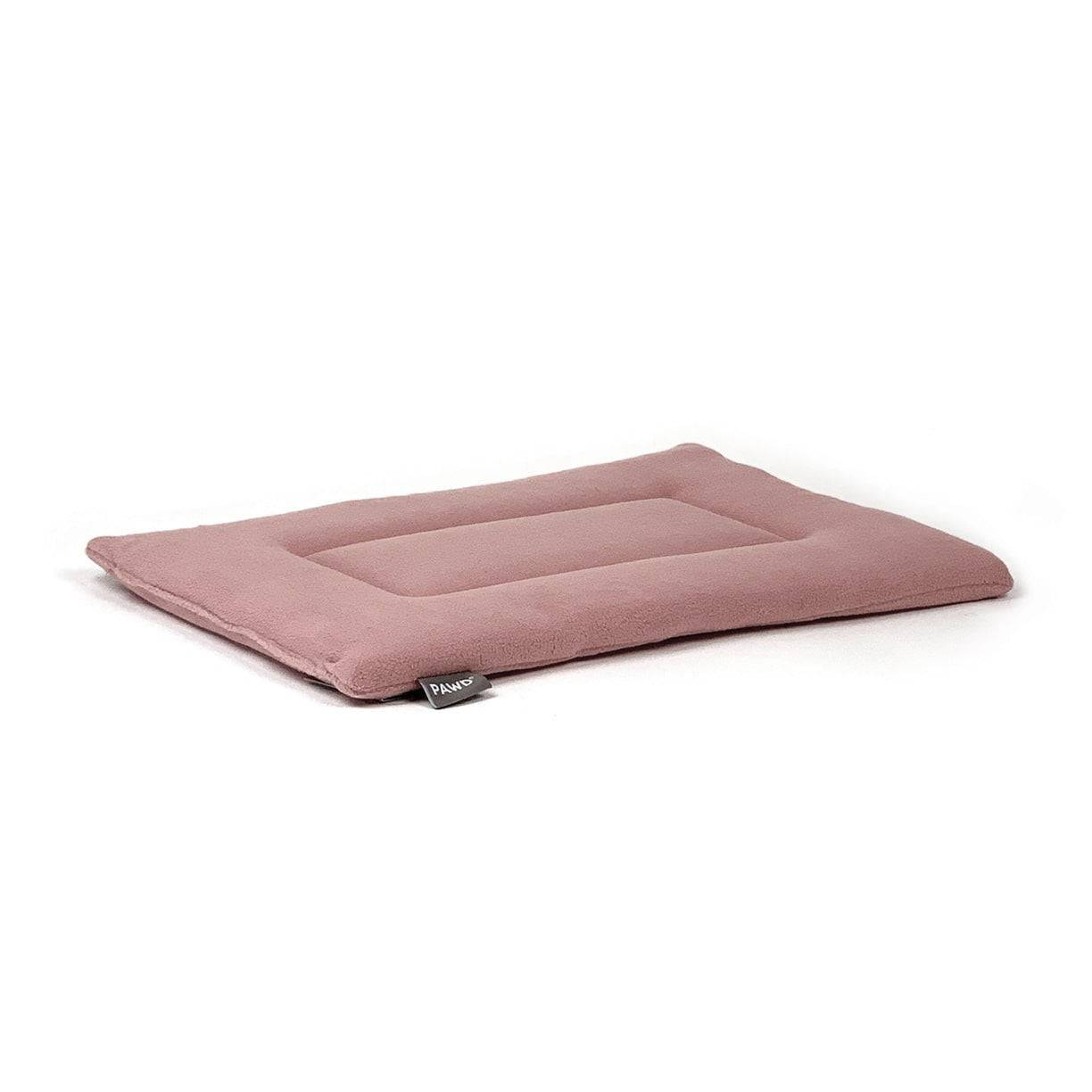 KindTail Pink Pawd Pad for Dog Crate Mat and Pet Bed, 25 L x 19 W x 1.5 H, Medium