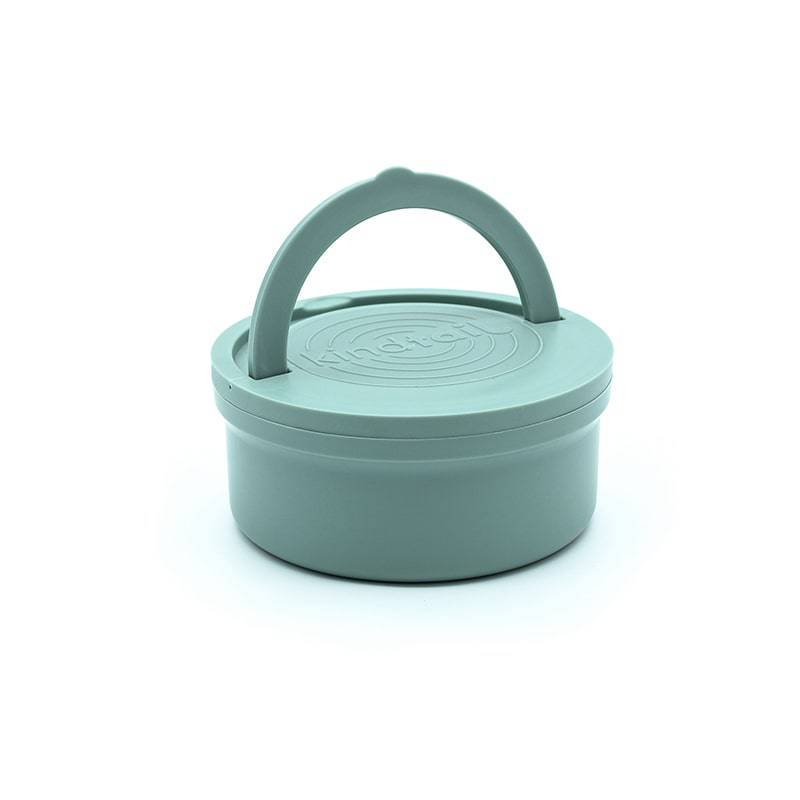 Portabowls – Portable & Travel Dog Bowl & Pet Bowl in green with white back drop